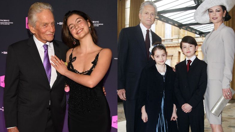 Michael Douglas zabrał dorosłą córkę na ściankę