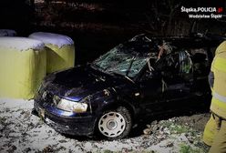 Policjant wskoczył do stawu, by ratować dzieci. Okazało się, że auto było puste