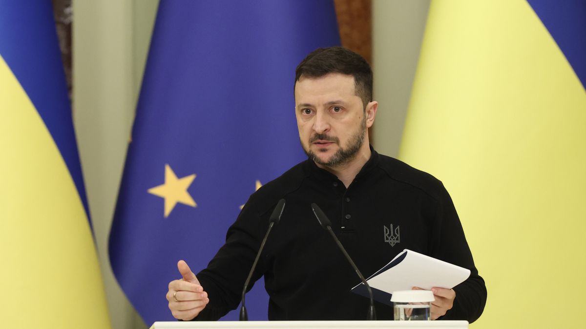 Prezydent Ukrainy Wołodymyr Zełenski