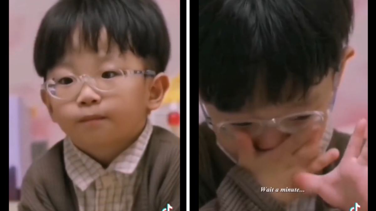 Chłopiec z koreańskiego show.