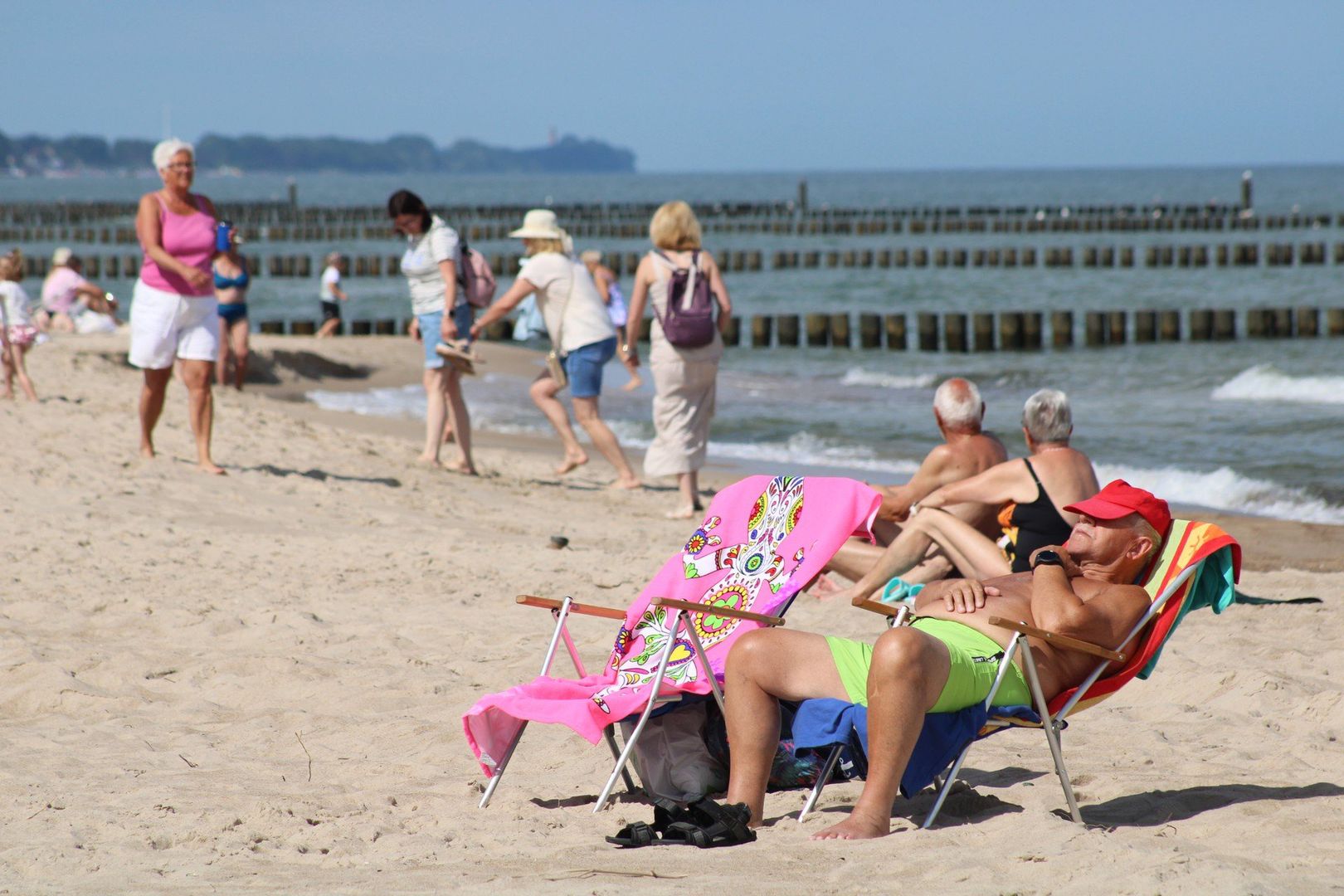 MIELEŃSKA PLAŻA TUZ PRZED ROZPOCZĘCIEM SEZONU
