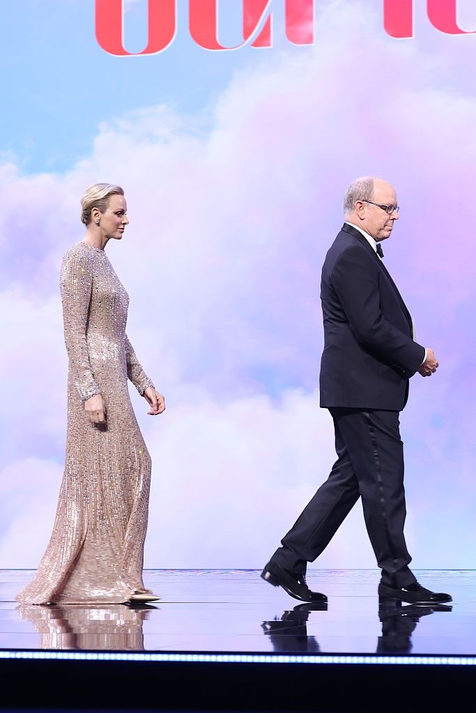 Księżna Charlene i książę Albert
