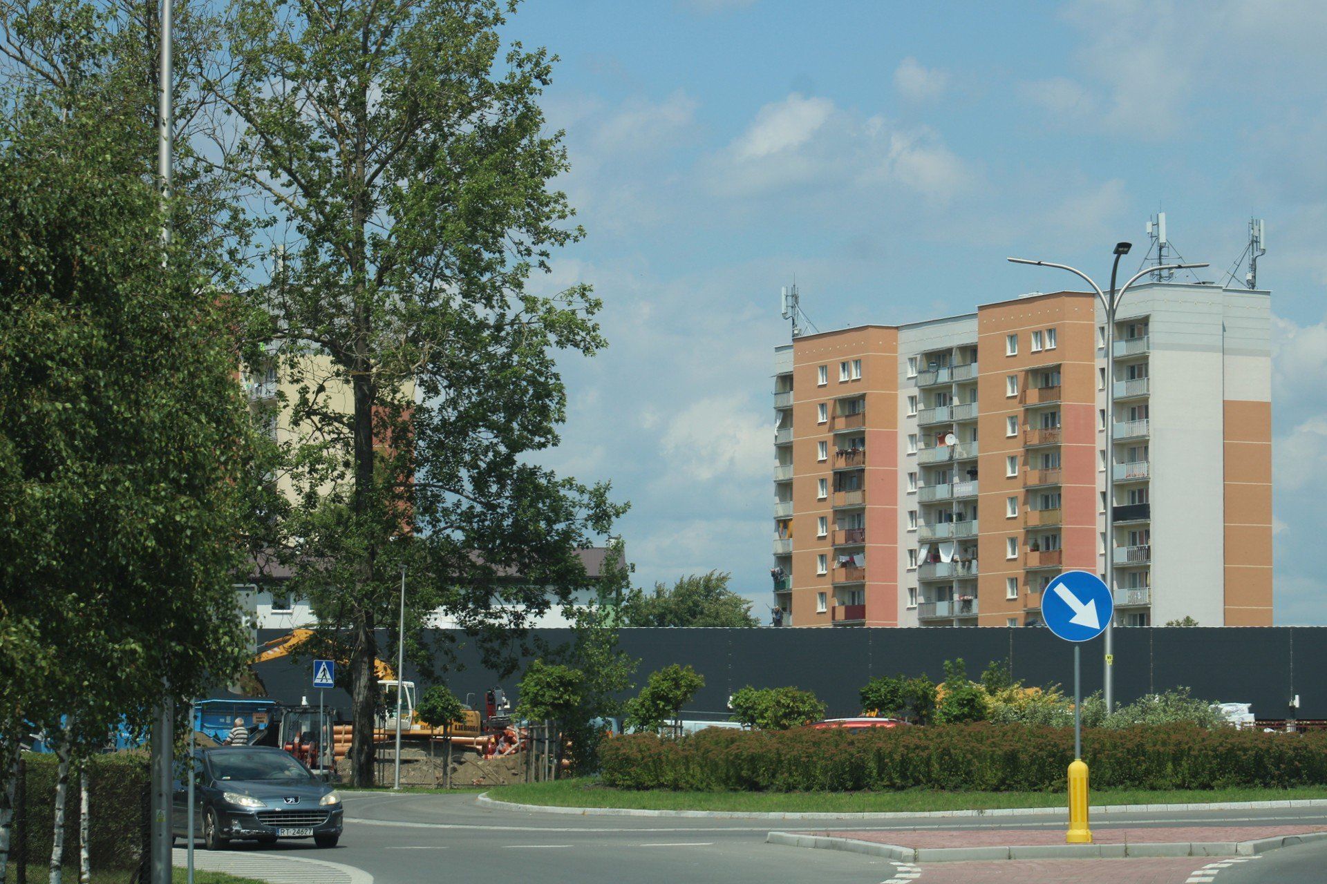 Budowa nowego parku handlowo-usługowego i Aldi w Tarnobrzegu, 16 lipca 2025