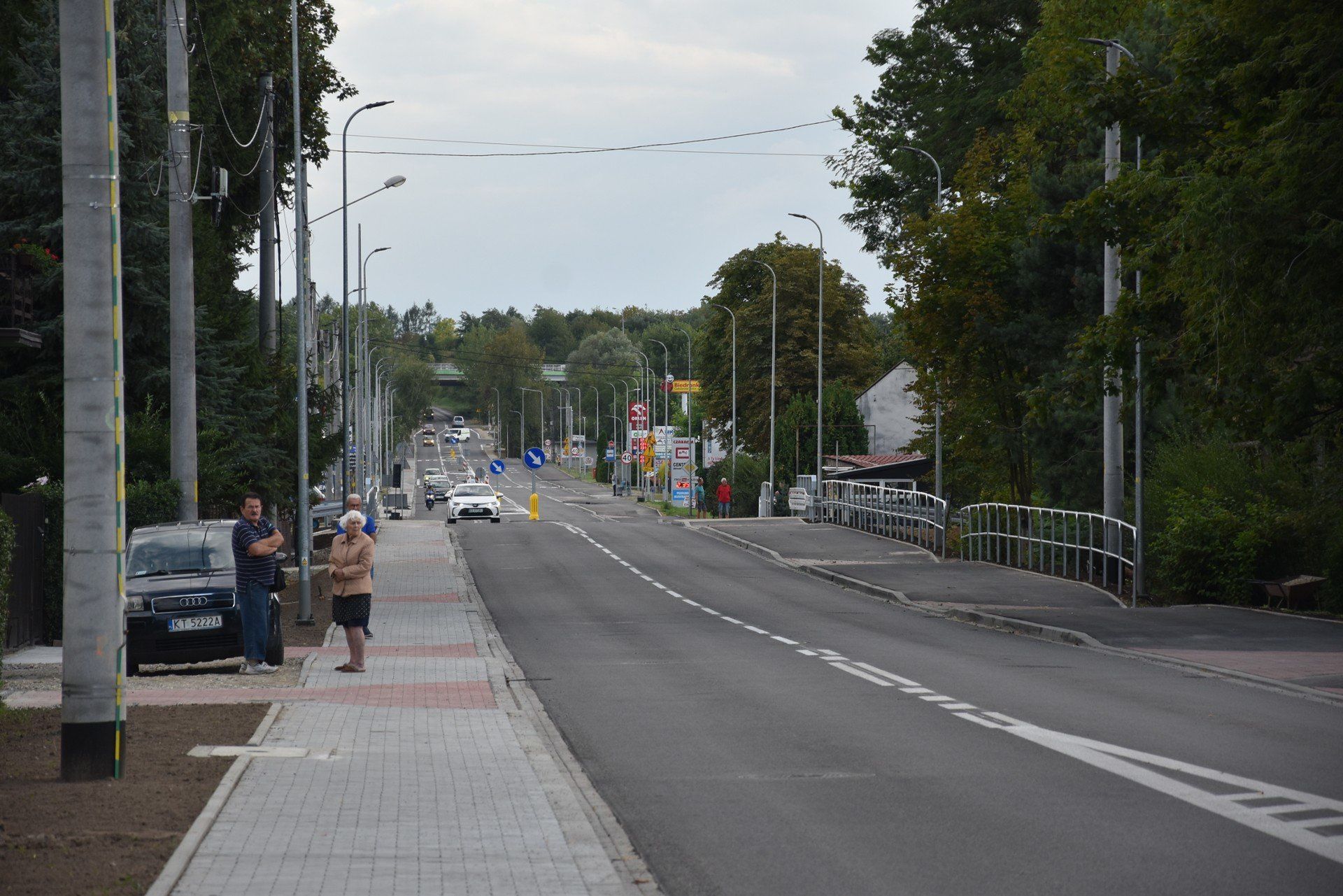 Otwarcie wyremontowanej ulicy Tuchowskiej w Tarnowie. W ramach inwestycji przebudowano 1,2- kilometrowy odcinek ważnej drogi wjazdowej do miasta od południa