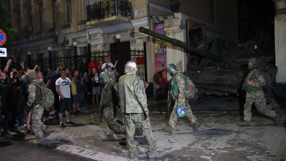 Grupa Wagnera w marszu na Kreml 24 czerwca 2023. Oddziały nie dotarły do Moskwy