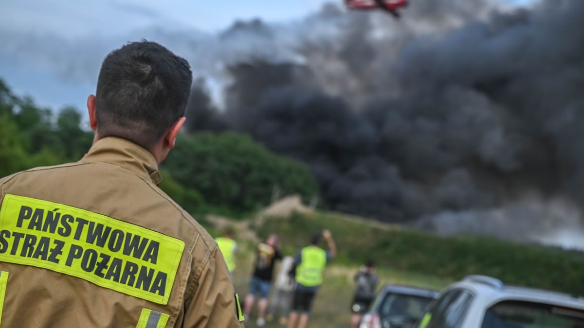 Pożar w Przylepie, 22 lipca
