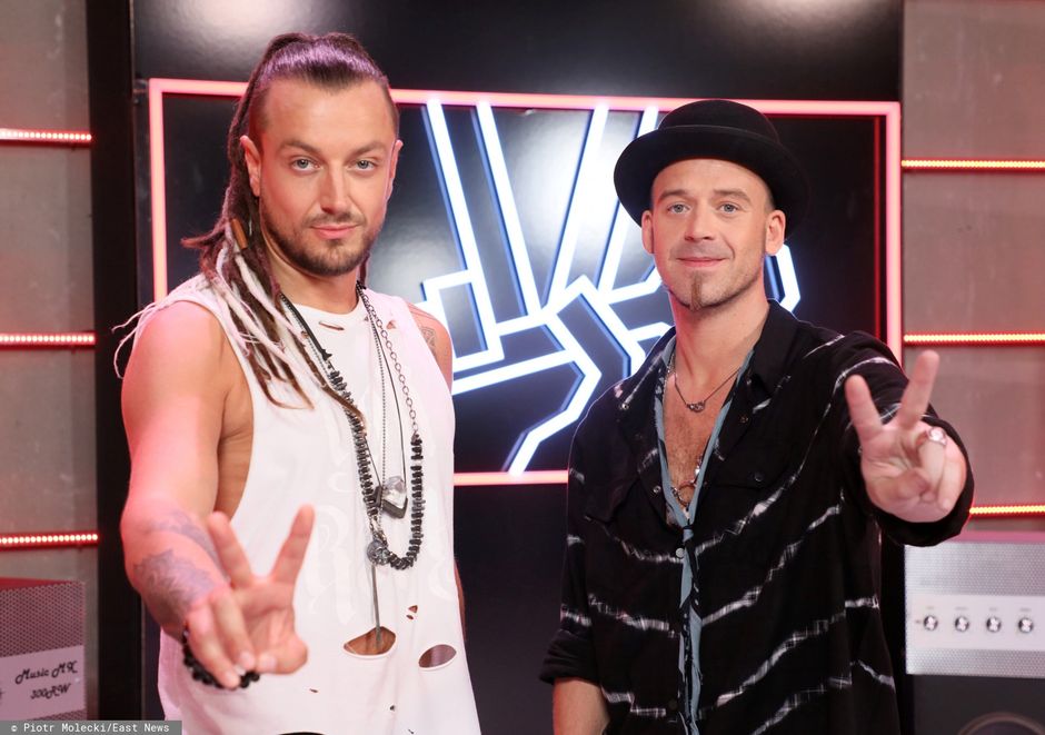 Baron i Tomson: jurorzy programu The Voice of Poland (fot. East News)