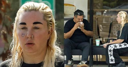 Coraz szczuplejsza Amanda Bynes zajada lunch z ukochanym przy myjni samochodowej (FOTO)