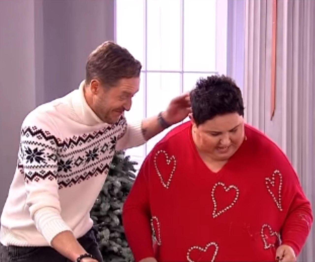 Damian Michałowski i Dorota Wellman mieli drobną wpadkę na wizji