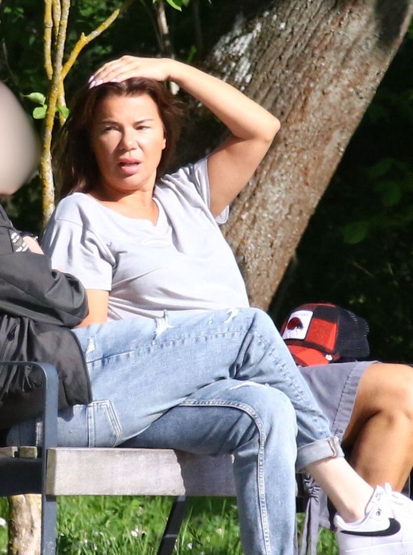 Edyta Górniak z synem i jego ukochaną