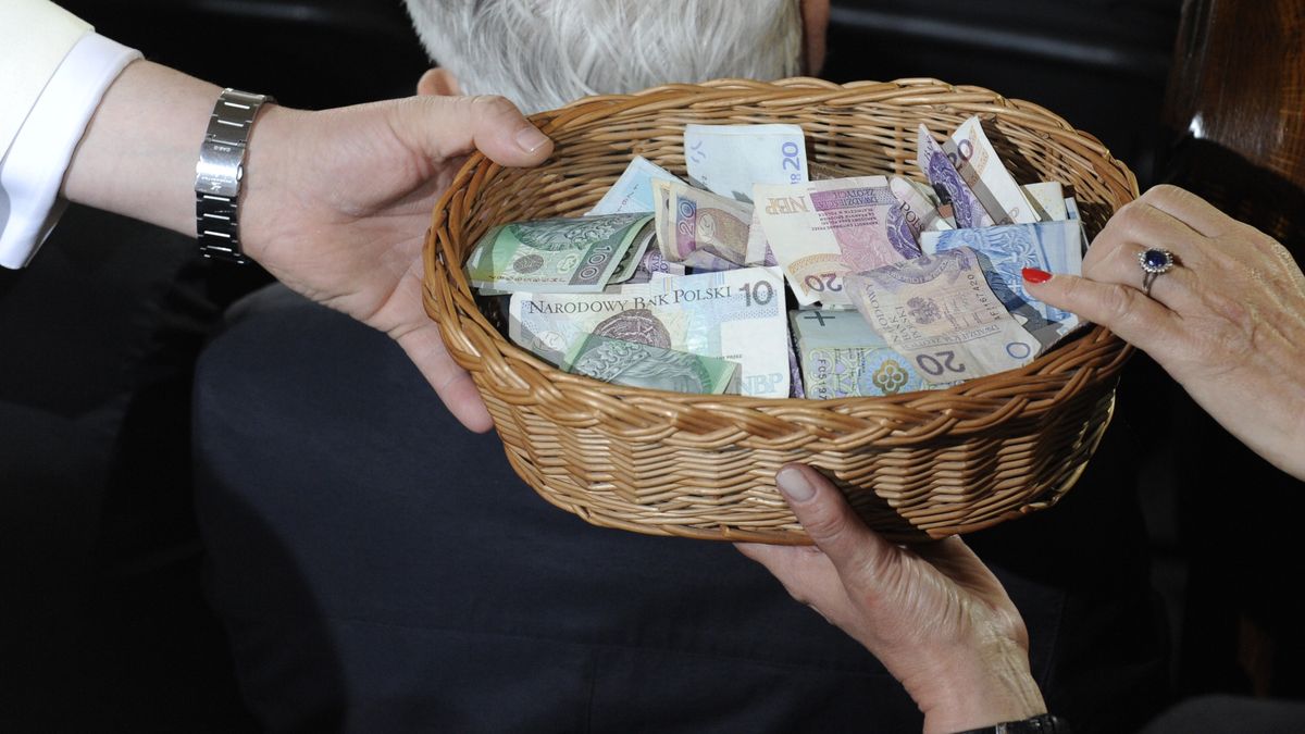 taca kościół finanse pieniądze