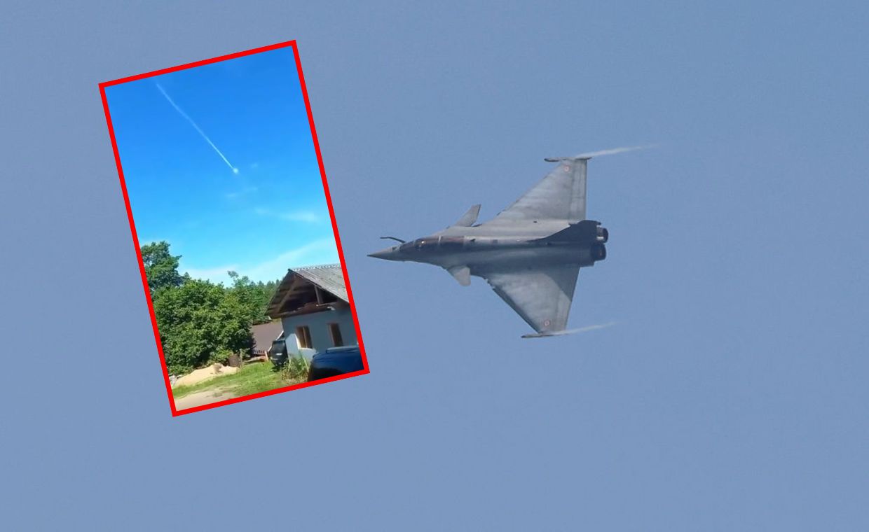 Dron zestrzelony nad łotewskim niebem. Wszystko się nagrało