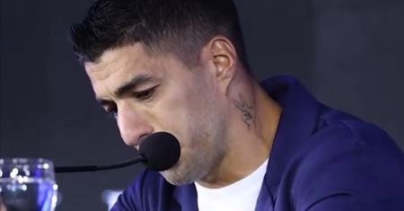 Luis Suarez nie mógł powstrzymać emocji. Łzy na konferencji prasowej