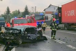 Starachowice. Tragiczny wypadek na DK42. Zginął kierowca