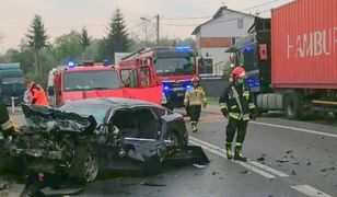 Starachowice. Tragiczny wypadek na DK42. Zginął kierowca
