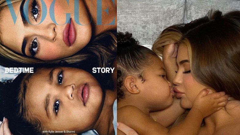 Troskliwa Kylie Jenner tuli się do 2-letniej Stormi na okładce czeskiego "Vogue'a". Udana sesja? (FOTO)