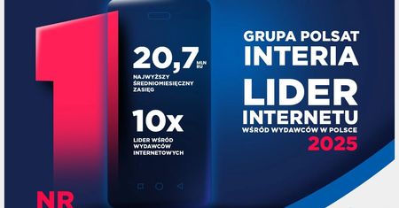 Grupa Polsat – Interia liderem Internetu w 2025 roku. Mediapanel: najwyższy zasięg i rosnąca przewaga nad konkurencją