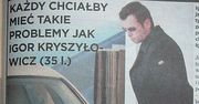 Kryszyłowicz znów chwali się, że jest bogaty
