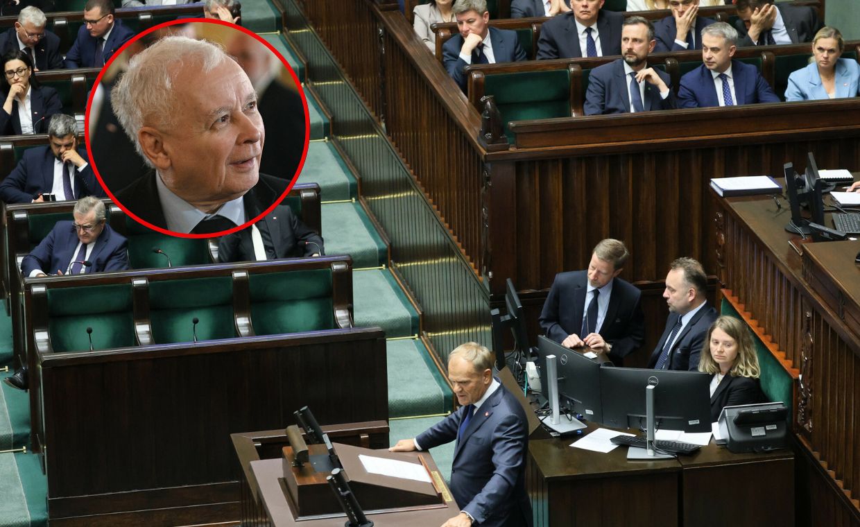 Puste ławy lidera PiS