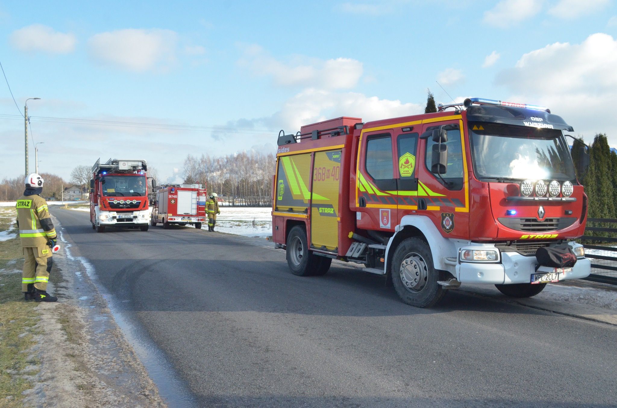 Pożar w Mańkowie