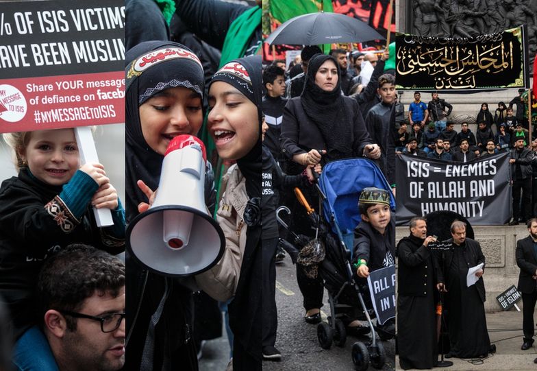 Muzułmanie protestują przeciwko ISIS