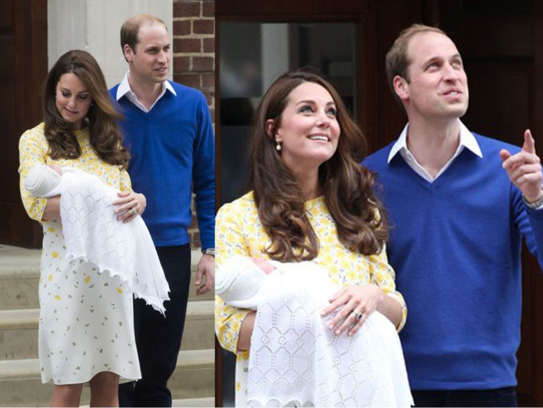 Kate Middleton godzinę po urodzeniu córki, 2 maja