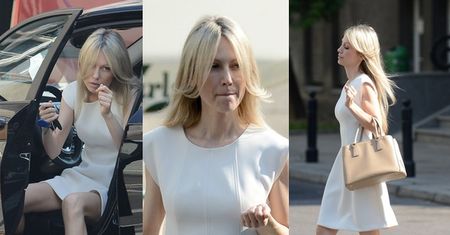 Magdalena Ogórek wysiada z BMW... W szpilkach za 3 TYSIĄCE! (ZDJĘCIA)