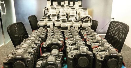 W torbie olimpijskiego fotografa Getty Images będzie sprzęt warty ponad 100 000 złotych
