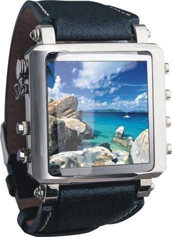 Multimedialny zegarek z odtwarzaczem filmów