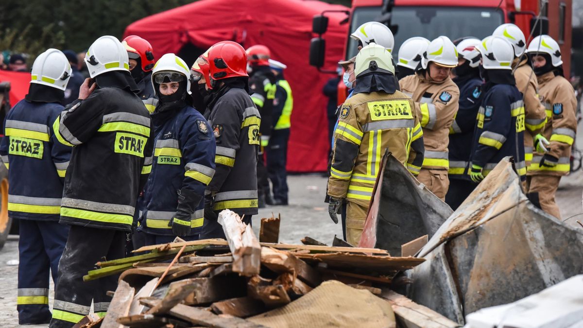 Wybuch gazu w Puławach