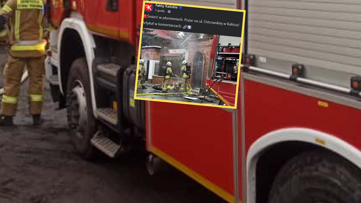Tragiczny pożar w Kaliszu 