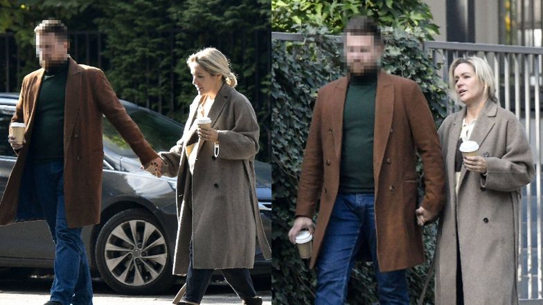 Małgorzata Ohme maszeruje z tajemniczym towarzyszem