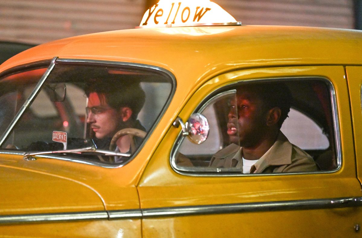 Tyler, the Creator and Timothée Chalamet spotted. What are they filming there?