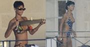 Rihanna nadal w bikini... (ZDJĘCIA)