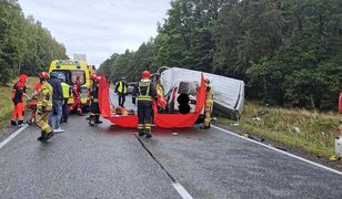 Wypadek w Cierpicach. Policjanci przeoczyli ciało. Poniosą konsekwencje