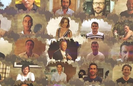 "Fallaste Corazón" - Iker Casillas, Rafael Nadal i Cristiano Ronaldo z Julio Iglesiasem