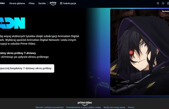 Nowa platforma dostępna za pośrednictwem Amazon Prime Video