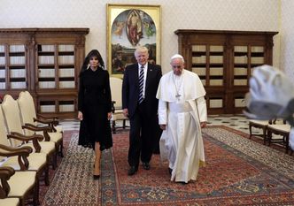 Donald Trump z Melanią na audiencji u Franciszka! (ZDJĘCIA)