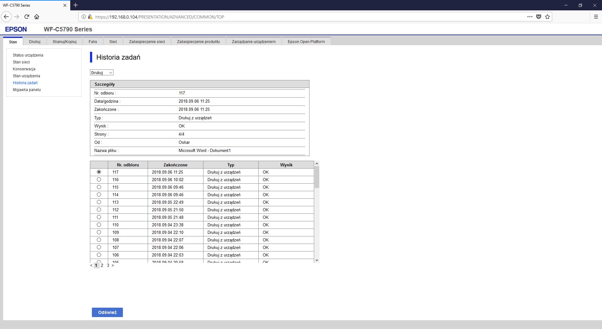 Epson WorkForce Pro WF-C5790DWF: test urządzenia wielofunkcyjnego dla małych firm 12