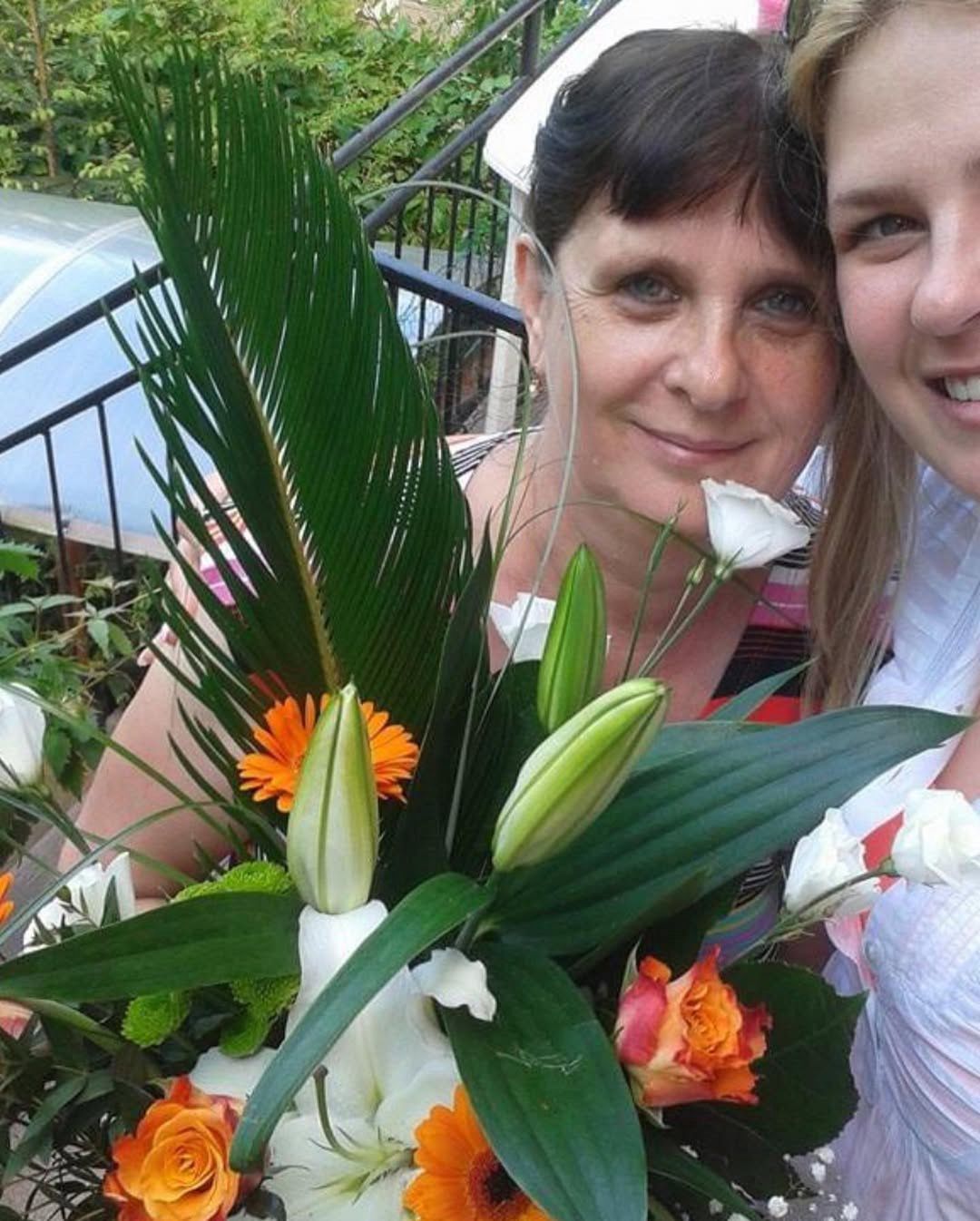 Elżbieta Romanowska z mamą, Bogusławą