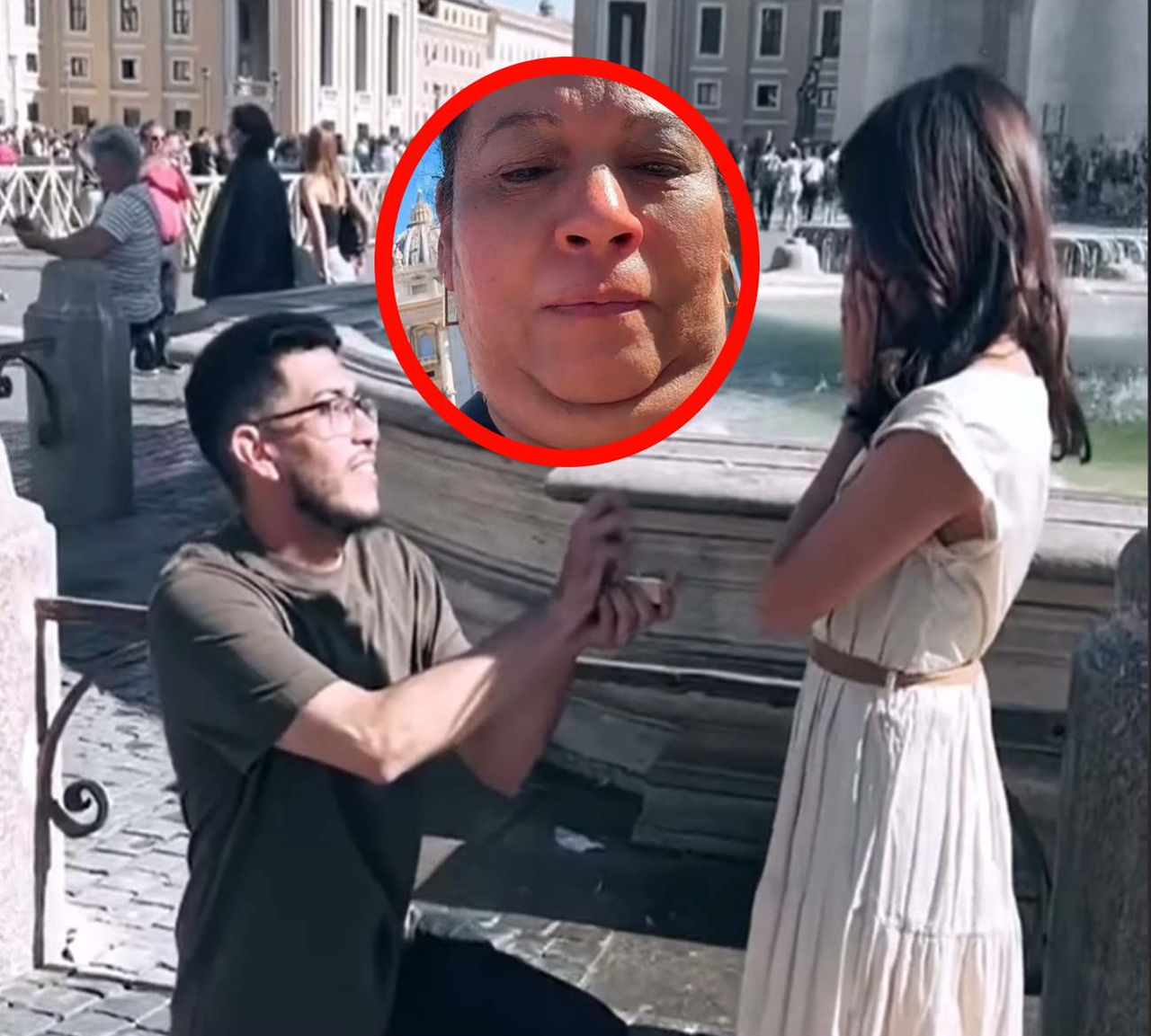 "Zepsuła" synowi zaręczyny. Nagranie szybko stało się hitem