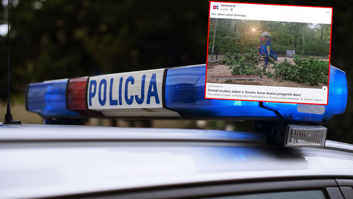 Policja będzie badać sprawę dramatu na toruńskim placu zabaw