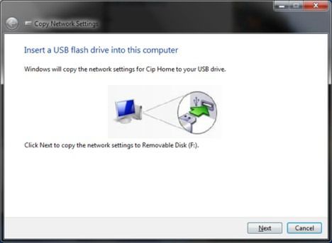 Windows 7: Skopiuj ustawienia swoich sieci bezprzewodowych na USB 4