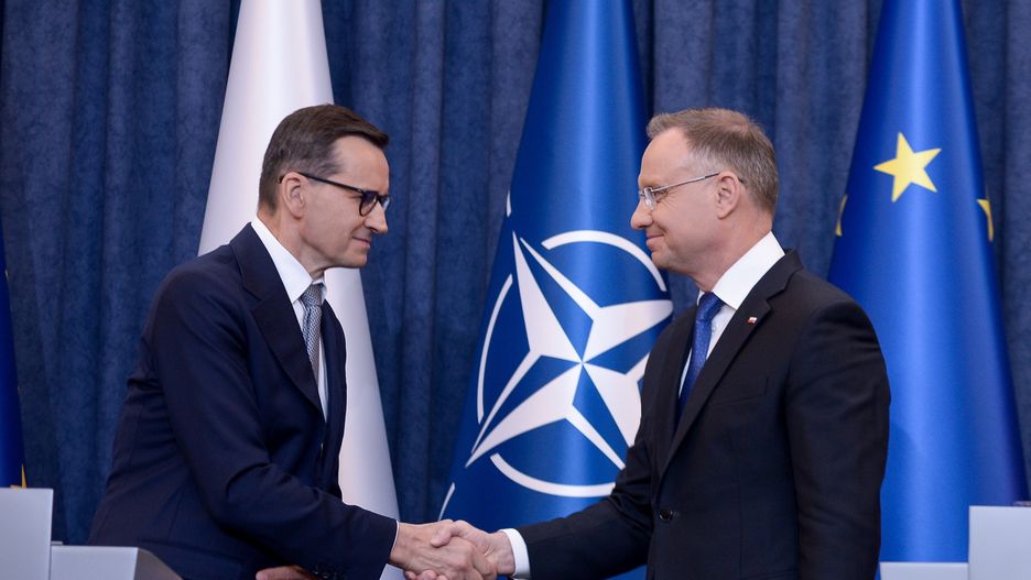 Mateusz Morawiecki i Andrzej Duda