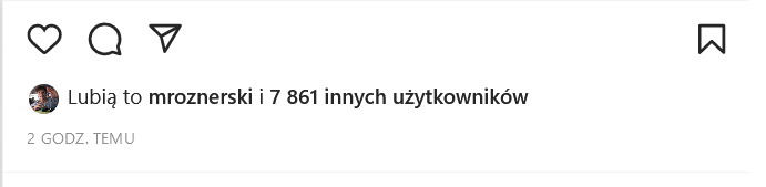 Mikołaj Roznerski lajkuje zdjęcie Adriany Kalskiej