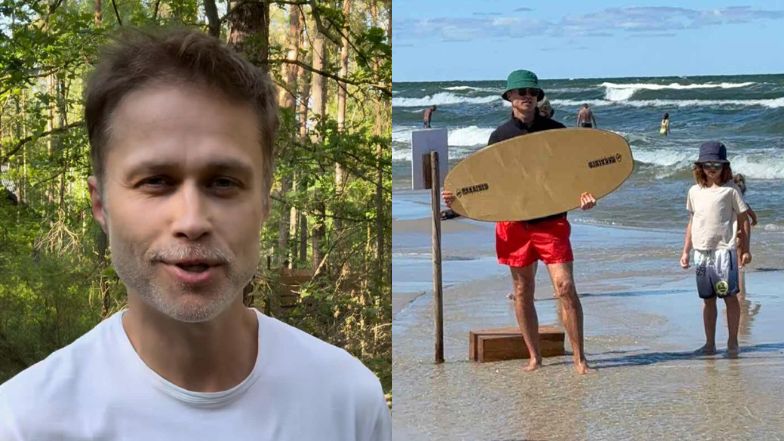 Maciej Zakościelny relacjonuje wakacyjne wojaże z synem