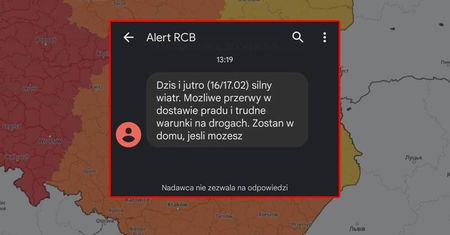 Alert RCB przed silnym wiatrem dziś i jutro. „Możliwe przerwy w dostawie prądu”