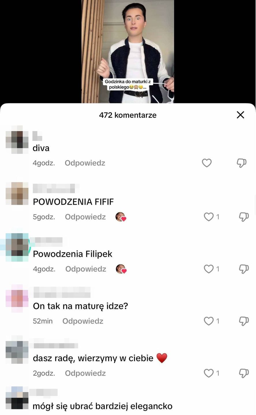 Jelly Frucik zaprezentował maturalną stylizację