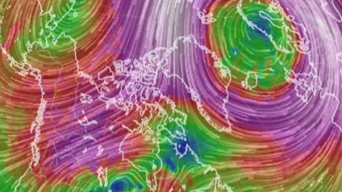 Wir polarny znacząco przybrał na sile