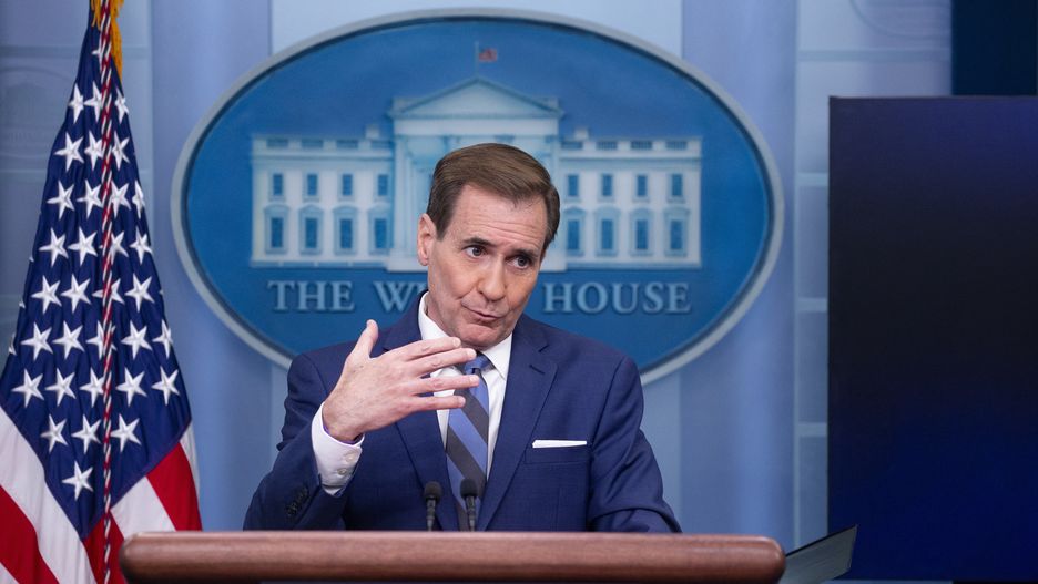 White House news conference
epa10335249 National Security Council Coordinator for Strategic Communications John Kirby participates in a press briefing in the James Brady Press Briefing Room of the White House in Washington, DC, USA, 28 November 2022. Kirby discussed the upcoming state visit of President of France Emmanuel Macron to the White House, first state visit of US President Joe Biden's presidency.  EPA/MICHAEL REYNOLDS 
Dostawca: PAP/EPA.
MICHAEL REYNOLDS